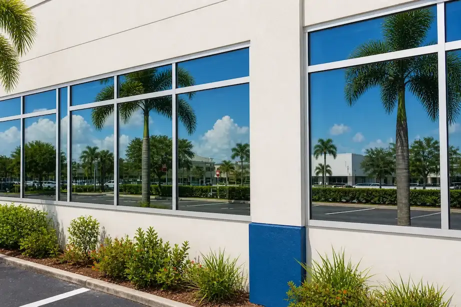 Commercial window cleaning service in Orlando