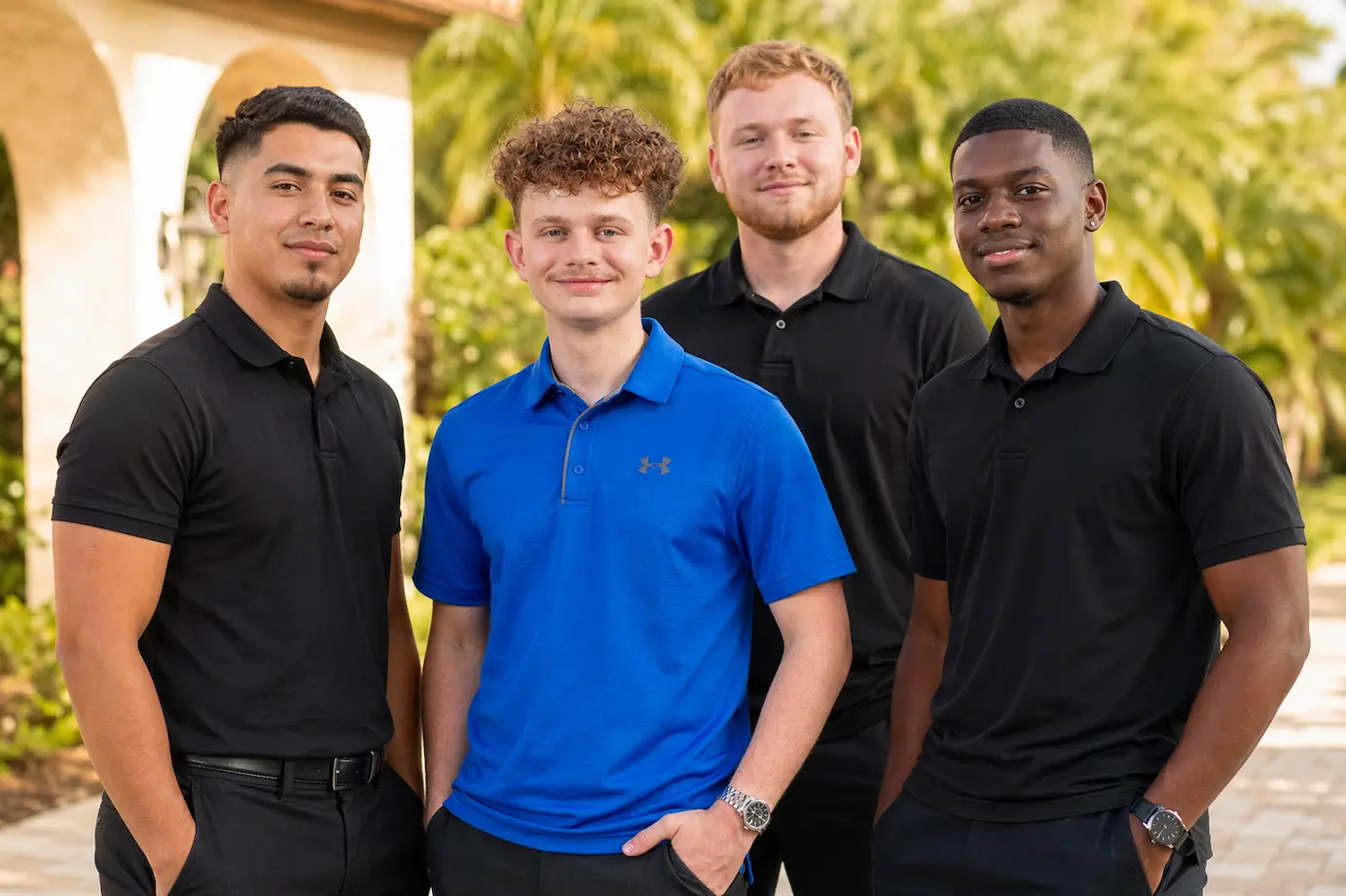 Pressure Pros crew standing together outdoors in Orlando